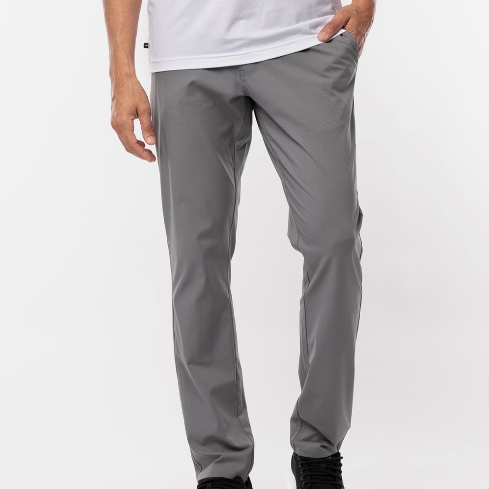 Travis Mathew Gyoza Quiet Shade Pants Gray Size 34
